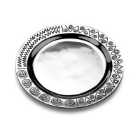 Wilton Armetale Reggae Serving Tray, Round, 14-1/4-Inch Wilton Armetale Reggae Serving Tray, Round, 14-1/4-Inch