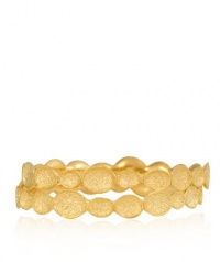 MELINDA MARIA Andrea Infinity Pod Bangle in Gold MELINDA MARIA Andrea Infinity Pod Bangle in Gold