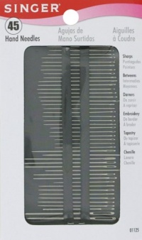 Singer Assorted Hand Needles , 45-Count Singer Assorted Hand Needles , 45-Count