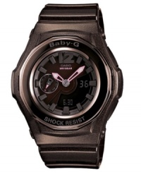 Chocolate covered goodness, from Baby-G. With a multifunction, analog-digital dial, this indulgent watch blends style and function. Chocolate covered goodness, from Baby-G. With a multifunction, analog-digital dial, this indulgent watch blends style and function.