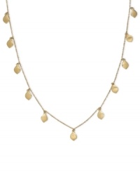 A simple chain with plenty of charm. Lauren Ralph Lauren's long necklace featuring abstract leaves can be worn long or doubled up for a twist. Crafted in goldtone mixed metal. Approximate length: 40 inches. A simple chain with plenty of charm. Lauren Ralph Lauren's long necklace featuring abstract leaves can be worn long or doubled up for a twist. Crafted in goldtone mixed metal. Approximate length: 40 inches.
