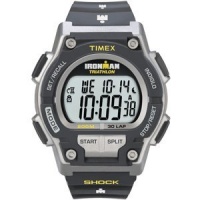 Timex T5K195 Mens Ironman Shock Resistant 30-Lap Watch - Black/Yellow Timex T5K195 Mens Ironman Shock Resistant 30-Lap Watch - Black/Yellow