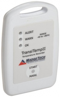 MadgeTech TransiTempII Cold Chain and Perishables Temperature Data Logger, Magnetic Wand Start, LED Indicators MadgeTech TransiTempII Cold Chain and Perishables Temperature Data Logger, Magnetic Wand Start, LED Indicators