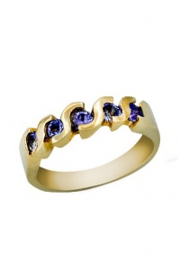 Effy Jewlery 14K Yellow Gold Tanzanite Ring, .75 TCW Ring size 7 Effy Jewlery 14K Yellow Gold Tanzanite Ring, .75 TCW Ring size 7