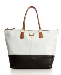 A new classic: this O-ring shopper features buttery soft lambskin leather in a range of well-coordinating hues. The two-tone looks are especially chic! A new classic: this O-ring shopper features buttery soft lambskin leather in a range of well-coordinating hues. The two-tone looks are especially chic!