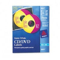Avery CD Labels - 100 Disc labels & 200 Spine labels (8691) Avery CD Labels - 100 Disc labels & 200 Spine labels (8691)