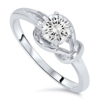 .50CT Everlong Diamond Solitaire Ring 14K White Gold .50CT Everlong Diamond Solitaire Ring 14K White Gold