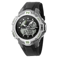 Armitron Men's 204616GNBK Sport Chronograph Analog-Digital Silver-Tone Black Strap Watch Armitron Men's 204616GNBK Sport Chronograph Analog-Digital Silver-Tone Black Strap Watch