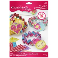 American Girl Crafts Paper Chain Friendship Bracelet Kit American Girl Crafts Paper Chain Friendship Bracelet Kit