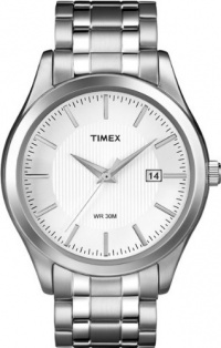 Timex Men's T2N800 Elevated Classics Dress White Dial Two-Tone Bracelet Watch Timex Men's T2N800 Elevated Classics Dress White Dial Two-Tone Bracelet Watch