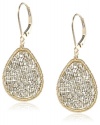 Dana Kellin Tantilizing, Textured Pear Shape Sterling Silver Bead Earrings