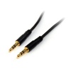 StarTech.com MU3MMS 3 feet Slim 3.5mm Stereo Audio Cable - M/M