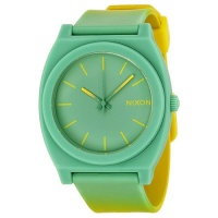 Nixon The Time Teller Green Dial Green Silicone Unisex Watch A1191385 Nixon The Time Teller Green Dial Green Silicone Unisex Watch A1191385