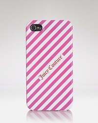 Show your stripes: This Juicy Couture iPhone case is a playful pick-me-up for your PDA, crafted of durable plastic. Show your stripes: This Juicy Couture iPhone case is a playful pick-me-up for your PDA, crafted of durable plastic.