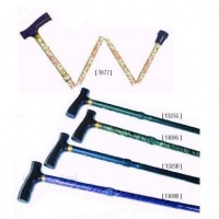 Duro-Med Adjustable Compact Folding Cane with 4 Sections-Blue Ice Duro-Med Adjustable Compact Folding Cane with 4 Sections-Blue Ice