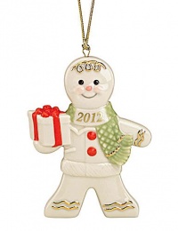 Lenox 2012 Delicious Delivery Gingerbread Ornament Lenox 2012 Delicious Delivery Gingerbread Ornament