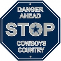 NFL Dallas Cowboys Stop Sign NFL Dallas Cowboys Stop Sign