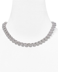 Curvy and crystal-encrusted, Lora Paolo's pavé necklace boasts glamorous appeal. Team the bauble with a bright frock and towering booties to master forward fête charm. Curvy and crystal-encrusted, Lora Paolo's pavé necklace boasts glamorous appeal. Team the bauble with a bright frock and towering booties to master forward fête charm.