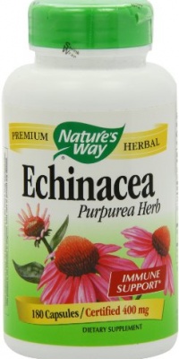 Nature's Way Echinacea Herb, 180 Capsules Nature's Way Echinacea Herb, 180 Capsules