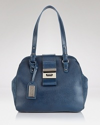 In an assortment of punchy primary colors, Badgley Mischka's shoulder bag is a luxe look at the bright side. In an assortment of punchy primary colors, Badgley Mischka's shoulder bag is a luxe look at the bright side.