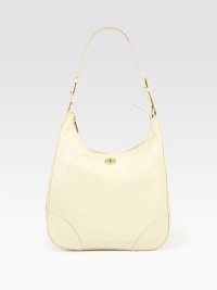 A slouchy design of rich pebble-grain leather for an instantly sophisticated look. Adjustable shoulder strap, 11¾-12¼ dropTop zip closureProtective metal feetOne inside zip pocketTwo inside open pocketsCanvas lining12W X 10¾H X 4¼DImported A slouchy design of rich pebble-grain leather for an instantly sophisticated look. Adjustable shoulder strap, 11¾-12¼ dropTop zip closureProtective metal feetOne inside zip pocketTwo inside open pocketsCanvas lining12W X 10¾H X 4¼DImported