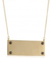 Kenneth Cole New York Modern Status Rectangle Long Pendant Necklace, 37