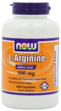 NOW Foods L-Arginine 500mg, 250 Capsules NOW Foods L-Arginine 500mg, 250 Capsules