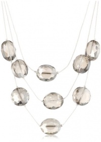 Kenneth Cole New York Urban Marcasite Faceted Bead Illusion Necklace, 20 Kenneth Cole New York Urban Marcasite Faceted Bead Illusion Necklace, 20