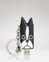 Wired and a little wild, this MARC BY MARC JACOBS USB drive is so plugged in and ready to play. Wired and a little wild, this MARC BY MARC JACOBS USB drive is so plugged in and ready to play.