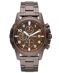 Fossil presents a timeless steel watch from the Dean collection with a fashion-forward, monochromatic look. Fossil presents a timeless steel watch from the Dean collection with a fashion-forward, monochromatic look.