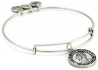 Alex and Ani Bangle Bar St. Christopher Russian-Silver Expandable Bracelet Alex and Ani Bangle Bar St. Christopher Russian-Silver Expandable Bracelet