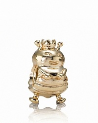 PANDORA's cute queen bee charm boasts a gleaming crown. PANDORA's cute queen bee charm boasts a gleaming crown.