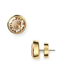 Michael Kors' sparkly gold studs are a versatile daytime detail. Put these faceted earrings into your weekly rotation and wear them to dress up daytime denim or finish an understated cocktail look. Michael Kors' sparkly gold studs are a versatile daytime detail. Put these faceted earrings into your weekly rotation and wear them to dress up daytime denim or finish an understated cocktail look.