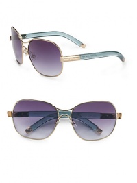 THE LOOKInspired by the Saskia BagRounded square silhouetteMetal framesMetal logo accented temple Translucent acetate arms with metal plate UV protectionSignature case includedORIGINMade in France THE LOOKInspired by the Saskia BagRounded square silhouetteMetal framesMetal logo accented temple Translucent acetate arms with metal plate UV protectionSignature case includedORIGINMade in France