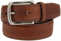 Tommy Hilfiger Mens Casual Contrasting Stitch Belt, Brown, 34 Tommy Hilfiger Mens Casual Contrasting Stitch Belt, Brown, 34