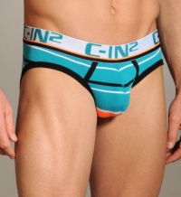 C-in2 Men's Pop Stripes 2 Lo No Show Profile Brief C-in2 Men's Pop Stripes 2 Lo No Show Profile Brief