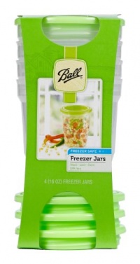 Ball® Plastic 16-Ounce Freezer Jar, Set of 4 (by Jarden Home Brands) Ball® Plastic 16-Ounce Freezer Jar, Set of 4 (by Jarden Home Brands)