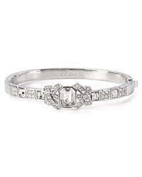 Write your own love story with this bracelet from Carolee, accented by crystal pave stones. It's a striking way to symbolize now and forever. Write your own love story with this bracelet from Carolee, accented by crystal pave stones. It's a striking way to symbolize now and forever.