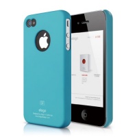 elago S4 Slim Fit Case for iPhone 4/4S with Logo Protection Film Included Soft Feeling - SF Antique Blue elago S4 Slim Fit Case for iPhone 4/4S with Logo Protection Film Included Soft Feeling - SF Antique Blue