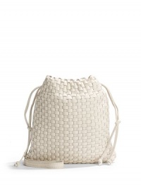 THE LOOKSquare shapeWoven leather frontLeather-and-chain crossbody strapMagnetic top and drawtsring closureOne inside zip pocketTwo inside open pocketsInside logo detailTHE MEASUREMENTCrossbody strap, 22 drop9W X 9½H X ½DTHE MATERIALLeatherFully linedORIGINImported THE LOOKSquare shapeWoven leather frontLeather-and-chain crossbody strapMagnetic top and drawtsring closureOne inside zip pocketTwo inside open pocketsInside logo detailTHE MEASUREMENTCrossbody strap, 22 drop9W X 9½H X ½DTHE MATERIALLeatherFully linedORIGINImported