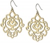 Lucky Brand Gold Openwork Drop Earrings