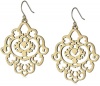 Lucky Brand Gold Openwork Drop Earrings