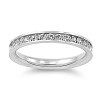 316L Stainless Steel Eternity CZ Wedding Band Ring 3mm Sz 3-10; Comes With FREE Gift Box 316L Stainless Steel Eternity CZ Wedding Band Ring 3mm Sz 3-10; Comes With FREE Gift Box