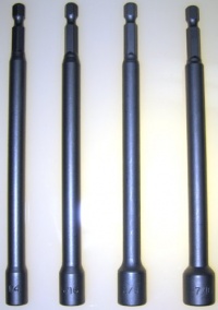 4-pc 6 MAGNETIC NUT DRIVER SET w/quick release hex shank 4-pc 6 MAGNETIC NUT DRIVER SET w/quick release hex shank