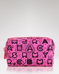 Tag you are it. This MARC BY MARC JACOBS beauty bag is coolly crafted of durable PVC, sprayed with a graffiti inspired print. Tag you are it. This MARC BY MARC JACOBS beauty bag is coolly crafted of durable PVC, sprayed with a graffiti inspired print.