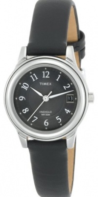 Timex Women's T29291 Elevated Classics Dress Black Leather Strap Watch Timex Women's T29291 Elevated Classics Dress Black Leather Strap Watch