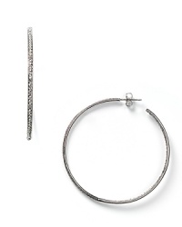 When hoops are what's called for with your party dress, we suggest these inside out crystal hoops from Nadri. They sparkle from the inside to the out. When hoops are what's called for with your party dress, we suggest these inside out crystal hoops from Nadri. They sparkle from the inside to the out.