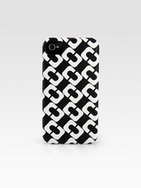 A high-contrast, link pattern, leather design that snaps over your iPhone® for a stylish cover.Printed leather2½W X 4¾H X ½DImportedPlease note: iPhone® not included. A high-contrast, link pattern, leather design that snaps over your iPhone® for a stylish cover.Printed leather2½W X 4¾H X ½DImportedPlease note: iPhone® not included.