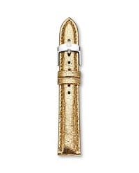 So timely: Michele lends its ever-chic watches an on-trend touch with this interchangeable watch strap, designed to customize your chronograph. So timely: Michele lends its ever-chic watches an on-trend touch with this interchangeable watch strap, designed to customize your chronograph.