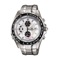 Men's Stainless Steel Edifice Black Dial Analog Quartz Tachymeter Men's Stainless Steel Edifice Black Dial Analog Quartz Tachymeter